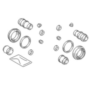 Lexus GS Phase 3 Rear Caliper Service Kit