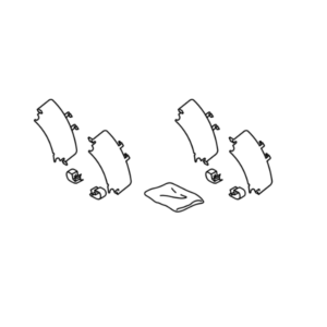 Lexus RX Phase 3 Rear Anti Squeal Shim Kit