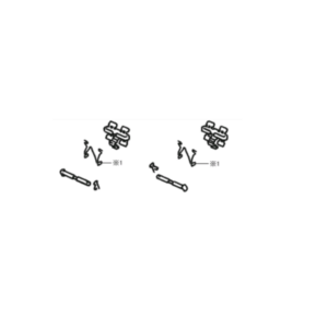 Lexus GS Phase 2 Rear Pad Fitting Kit