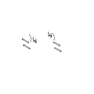 Lexus IS Phase 2 Rear Pad Fitting Kit (Solid Discs)