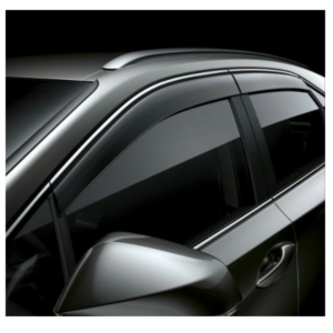 Lexus NX Phase 2 Black Window Deflectors