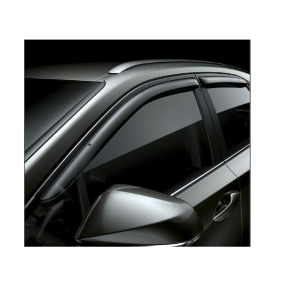 Lexus RX-L Phase 4 Window Deflectors With Chrome
