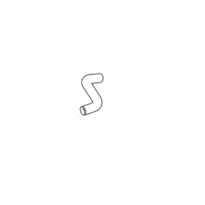Lexus LS Phase 3 Radiator Hose No.1 Top