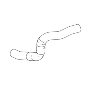 Lexus IS Phase 3 Radiator to Pump Coolant Link Pipe No.4