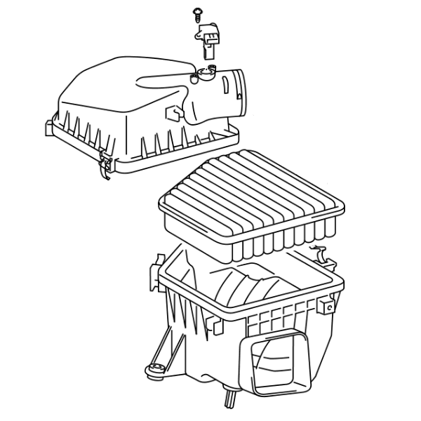 Lexus IS Phase 2 Air Filter Box Assembly — 1770031652 RXP2