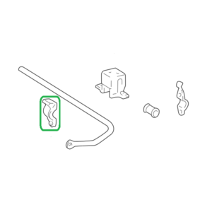 Lexus RX Phase 2 N/S/R Anti Roll Bar Front Bracket