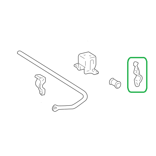 Lexus RX Phase 2 O/S/R Anti Roll Bar Rear Bracket