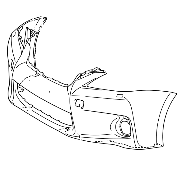 Lexus CT ‘F-Sport’ Phase 1 Front Bumper
