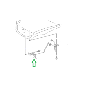 Lexus RX Phase 2 Bonnet Release Lever