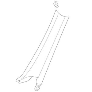 Lexus SC430 N/S A-Pillar Trim