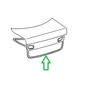 Lexus LS Phase 3 Boot Aperture Weather Seal