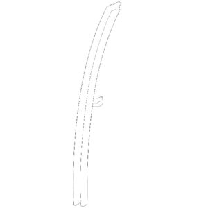 Lexus IS Phase 2 O/S Rear Window Frame