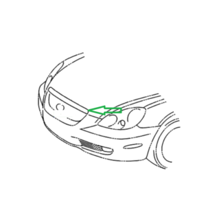 Lexus SC430 Bonnet Moulding