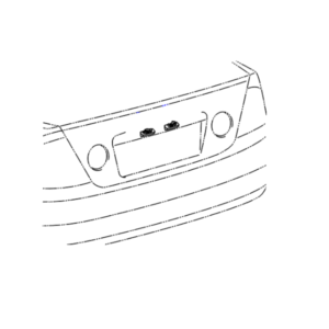 Lexus IS Phase 1 Number Plate Lamp