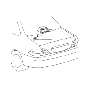 Lexus LS Phase 4 Number Plate Lamp
