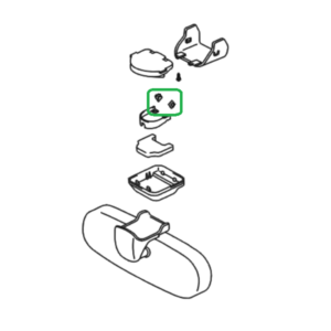 Lexus GS Phase 2 Inner Mirror Holder Retainer