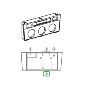 Lexus IS Phase 1 Air Conditioning Control Bulb 4