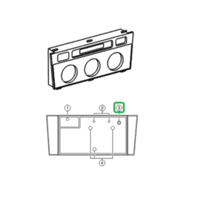 Lexus IS Phase 1 Air Conditioning Control Bulb 3