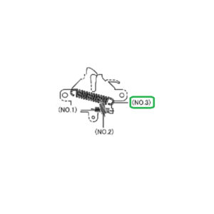 Lexus CT Phase 1 Bonnet Latch Spring No.3