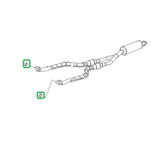 Lexus GS Phase 3 Exhaust Centre Section Front Gasket