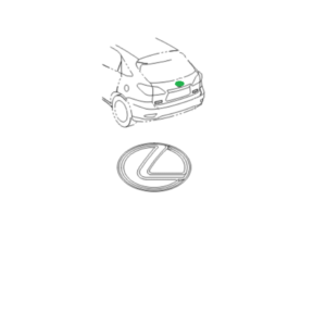 Lexus RX Phase 3 Boot Emblem