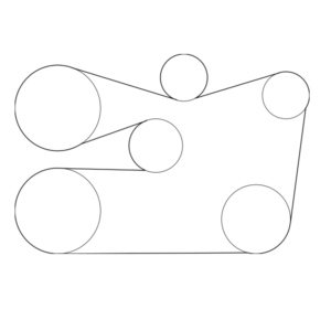 Lexus GS Phase 3 Auxiliary V-Belt