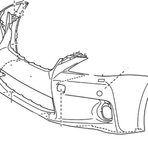 Lexus CT SE-L Phase 1 Front Bumper Cover