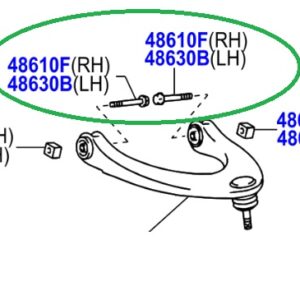 Lexus GS Phase 3 Upper Suspension Arm Bolt