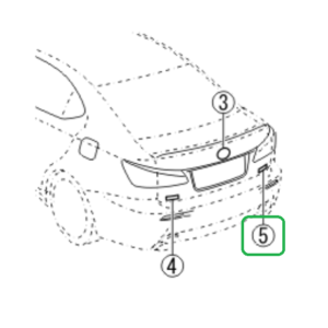 Lexus IS Boot Badge