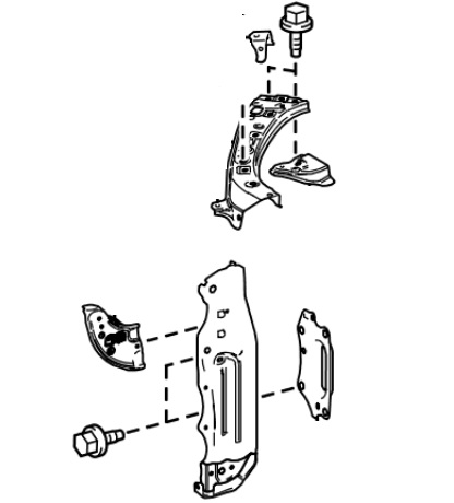 Lexus RC F Sport O/S Radiator Support Assembly