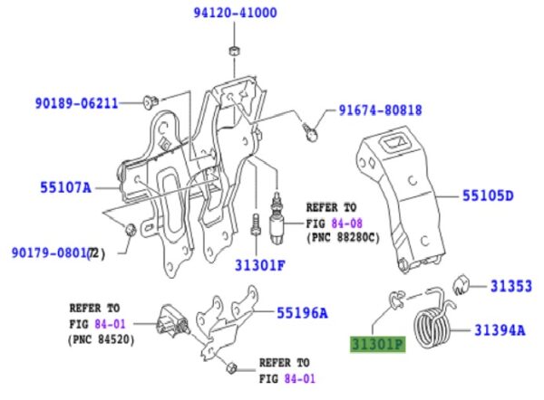 Lexus IS Phase 2 Bush (For clutch pedal turnover)