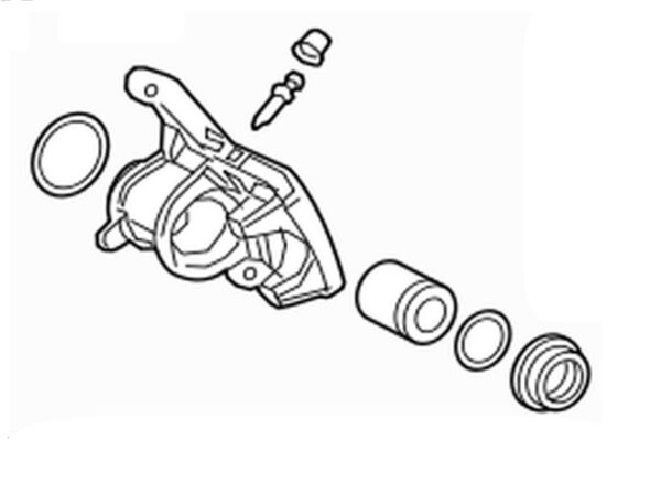 Lexus NX Phase 1 N/S Rear Brake Caliper