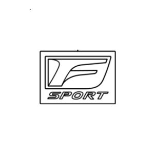 Lexus RX Phase 4 O/S F-Sport Wing Badge