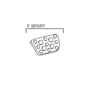 Lexus NX Brake Pedal Rubber F-Sport