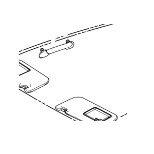 Lexus NX Phase 2 Front Courtesy Handle