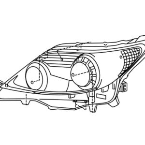 Lexus LS Phase 4 N/S Front Head Light