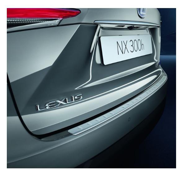 Lexus NX Rear Bumper Protection Plate Stainless Steel