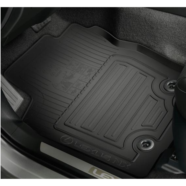 Lexus NX Phase 1 USA Import Rubber Floor Mats (LHD)
