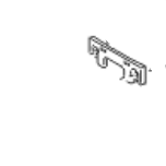 Lexus SC430 Number Plate Bracket