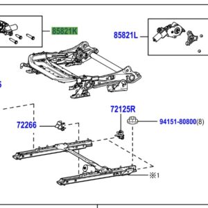 Lexus UX Phase 1 O/S Power Seat Motor