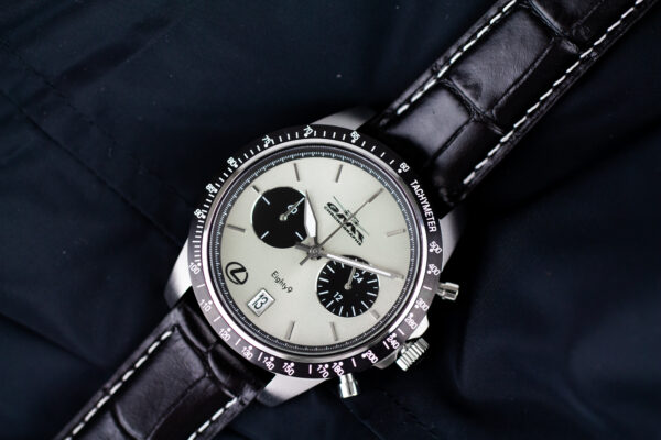 Lexus Silver Dial Leather Strap Watch by GMT Chronographs