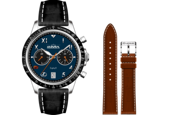Lexus Special Edition Leather Strap Watch by GMT Chronographs