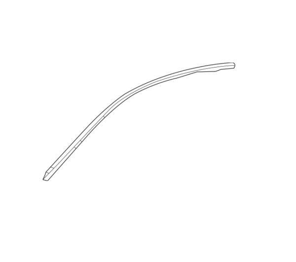 Lexus RC O/S Upper Window Chrome