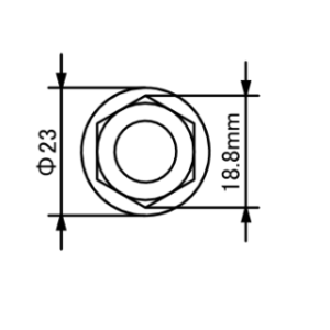 Lexus RX Phase 3 Front Lower Suspension Arm Nut 18.8mm