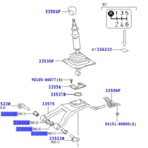 Lexus IS Phase 2 Bush (For Shift Lever Retainer)