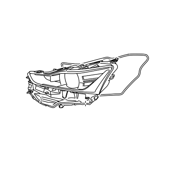 Lexus IS F Sport Phase 3 N/S Headlight