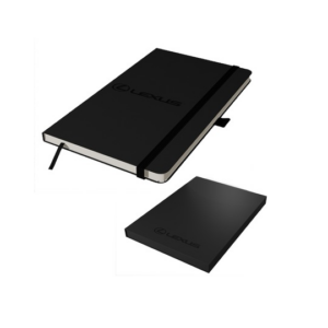 Lexus Black Notebook with Presentation Box