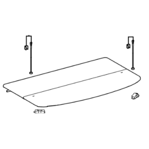 Lexus NX Premier Phase 1 Parcel Shelf