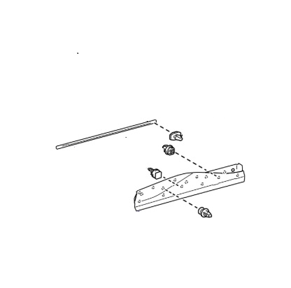 Lexus RZ Phase 1 O/S Rear Door Sill Moulding